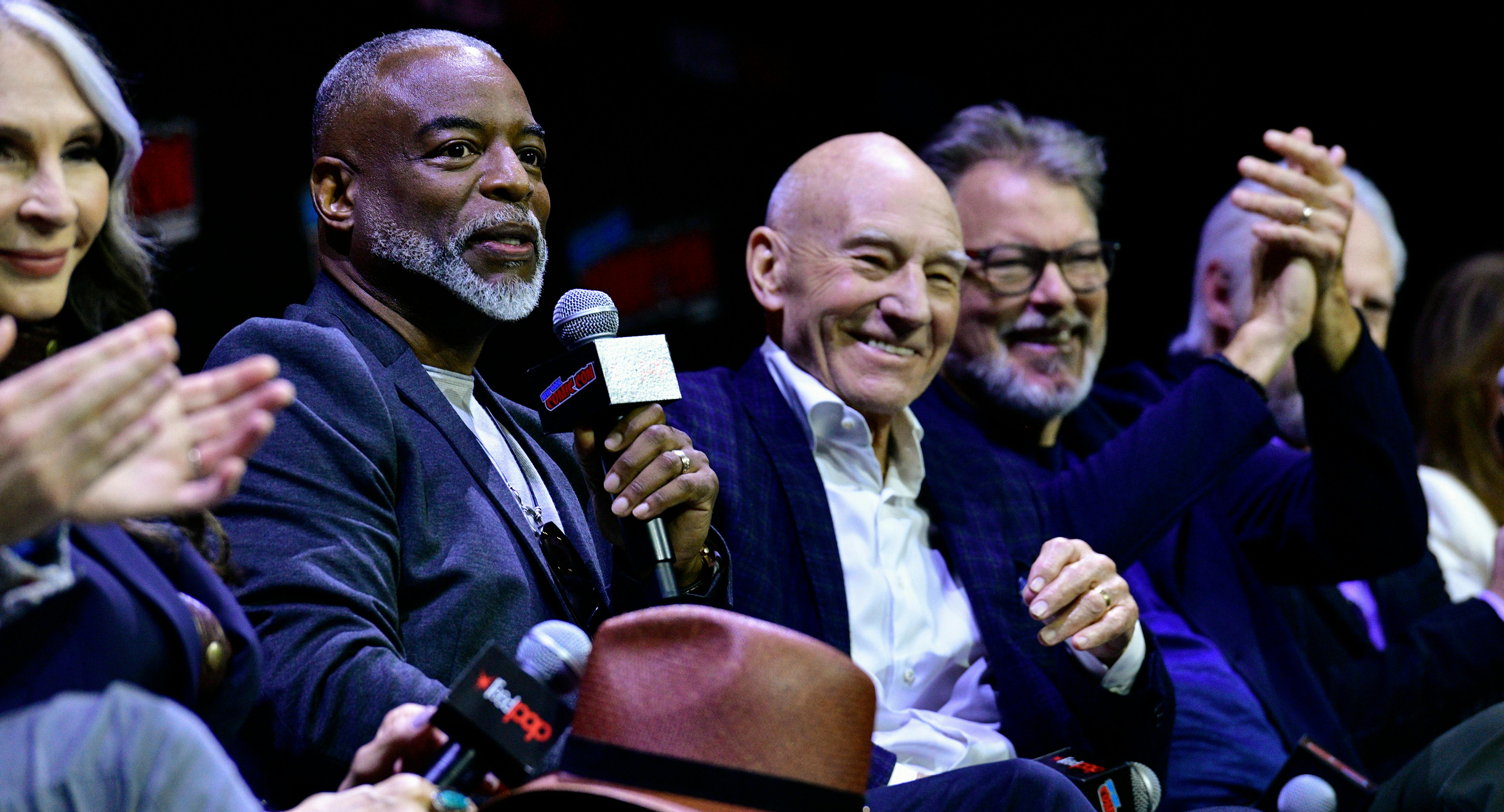 Star Trek: Picard - Gates McFadden, LeVar Burton, Patrick Stewart, Jonathan Frakes at NYCC 2022