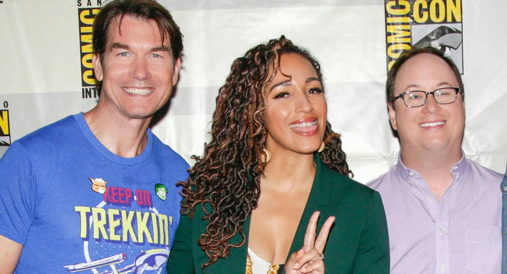 Jerry O'Connell, Tawny Newsome and Mike McMahan
